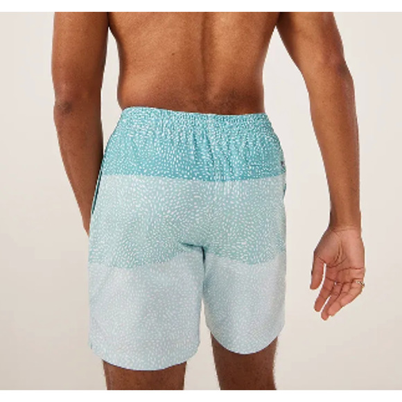 NWT Chubbies Men's The Whale Sharks 7" Classic Liner Swim Trunks Blue Size S - Picture 9 of 10